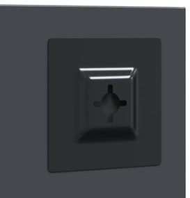 vidaXL Καθρέφτης τοίχου Ορθογώνιος 40 x 60 cm σκληρυμένο γυαλί