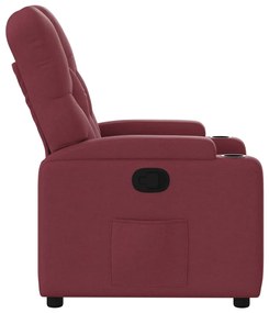 vidaXL Πολυθρόνα Ανακλινόμενη Μπορντό Υφασμάτινη