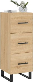 vidaXL Ντουλάπι Sonoma Δρυς 34,5x34x90 εκ. από Επεξεργασμένο Ξύλο