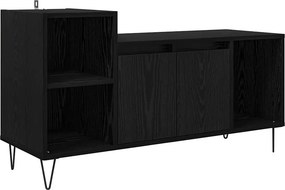 vidaXL Ντουλάπι TV Μαύρη Οξυά 100 x 35 x 55 εκ Επεξεργασμένο ξύλο