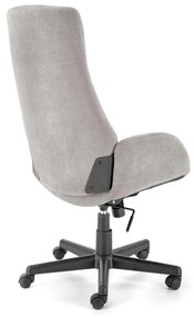 Καρέκλα γραφείου Houston 1546, Γκρι, 113x62x70cm, 17 kg, Με μπράτσα, Με ρόδες, Μηχανισμός καρέκλας: Κλίση | Epipla1.gr