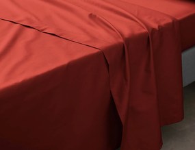 Σεντόνι Percaline Douceur d'intérieur - 240x300cm - Κόκκινο