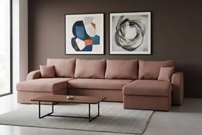 Γωνιακός καναπές Kris U-Mporntw