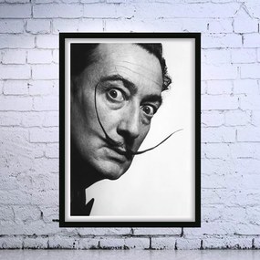 Πόστερ &amp; Κάδρο Salvador Dalí PRT015 22x31cm Μαύρο Ξύλινο Κάδρο (με πόστερ)