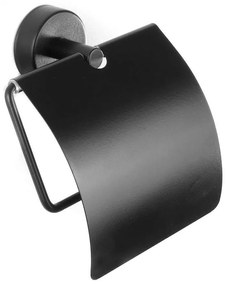 Χαρτοθήκη Κλειστή Moderno 240355 Black Mat Karag Ανοξείδωτο Ατσάλι