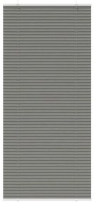 vidaXL Πλισέ περσίδα Ανθρακί 100x200 cm Πλάτος υφάσματος 99,4 cm