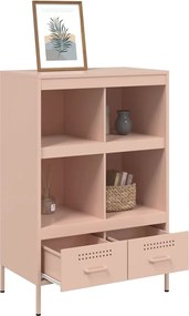 vidaXL Ντουλάπι Ροζ 68 x 39 x 101,5 εκ. από Χάλυβα