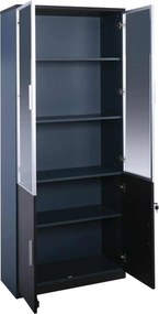 Βιβλιοθήκη ADVANCE 80x40x2000cm Σκ.Καρυδί/Γκρι