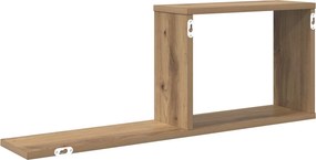 vidaXL Κρεμαστά ράφια Artisan Δρυς 80 x 15 x 30 εκ Επεξεργασμένο Ξύλο
