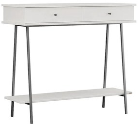 Κονσόλα Elite Megapap χρώμα λευκό του πάγου 100x40x88εκ.