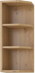 Κρεμαστό ντουλάπι με ράφια γωνιακό Artista