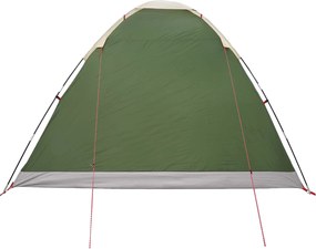 vidaXL Σκηνή Camping με στέγη Πράσινο 6 ατόμων Πολυεστέρας και Χάλυβας