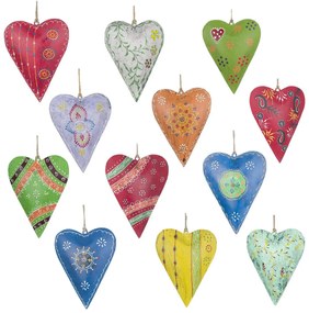 Εορταστικά διακοσμητικά Signes Grimalt  Καρδιές Set 12 Μονάδες