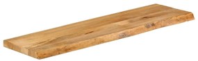 vidaXL Επιφάνεια Τραπεζιού 100x20x2,5 εκ. Live Edge Μασίφ Ξύλο Μάνγκο