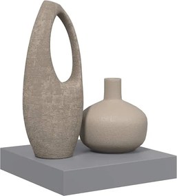 vidaXL Ράφι Τοίχου Γκρι 23x23,5x3,8 εκ. από MDF