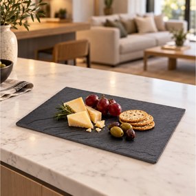 ΠΈΤΡΑ &amp; ΜΆΡΜΑΡΟ ΠΛΑΤΌ ΣΕΡΒΙΡΊΣΜΑΤΟΣ SERVING PLATE SLATE 210000190