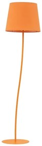 Επιδαπέδιο Φωτιστικό 1xE27 Ύφασμα Nicola TK Lighting-6644-Πορτοκαλί 6644
