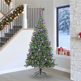 vidaXL Χριστουγεννιάτικο Δέντρο Πράσινο 240 cm PVC