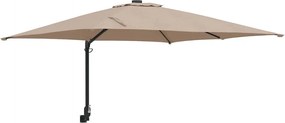 vidaXL Ομπρέλα Κήπου Taupe 248,5 x 247,5 x 160 εκ.