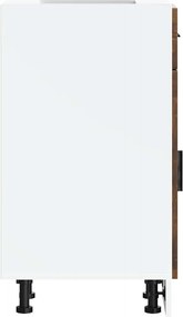 vidaXL ντουλάπι βάσης κουζίνας Porto Καπνιστή βελανιδιά