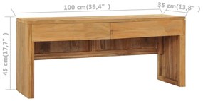 ΈΠΙΠΛΟ ΤΗΛΕΟΡΑΣΗΣ 100 X 35 X 45 ΕΚ. ΑΠΟ ΜΑΣΙΦ ΞΥΛΟ TEAK 288843