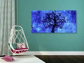 Εικόνα δέντρο της ζωής σε μπλε φόντο - 120x60