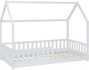 Παιδικό κρεβάτι Sleeper  τ. Montessori ξύλο πεύκου σε λευκή απόχρωση 90x190εκ