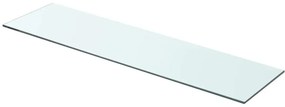 vidaXL Ράφια Πάνελ 2 τεμ. Διάφανα 80 x 20 εκ. Γυάλινα