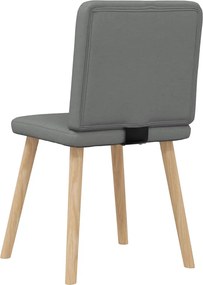 vidaXL Καρέκλες Τραπεζαρίας 6 τεμ Σκ. Γκρι Υφασμάτινες