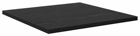 vidaXL Ράφι Βιβλίων 4 pcs Μαύρο 40 x 40 x 1.5 cm Επεξεργασμένο ξύλο