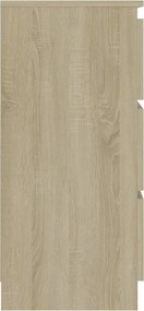 vidaXL Συρταριέρα Sonoma Δρυς 60 x 35 x 76 εκ. Επεξεργασμένο Ξύλο