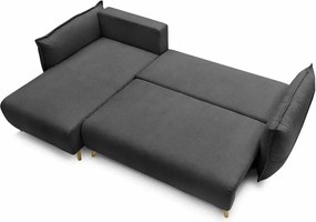 Corner Sofa-Bed Puffy - Anthracite Anthracite