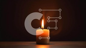 Intra Συλλεκτικό Ξύλινο Παζλ Plywood 4mm - Μονό αναμμένο κερί στο σκοτάδι Σε Ξύλινο Κουτί - Διαστάσεις Puzzle: 10x10 cm – 25 κομμάτια