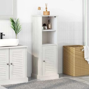 vidaXL Ντουλάπι Μπάνιου VIGO Λευκό και Αντίκα Λευκό 37 x 34 x 110 εκ