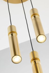 Κρεμαστό Φωτιστικό Alas Φ30cm Χρυσό