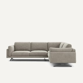 Γωνιακός καναπές από βελούδο chenille, César