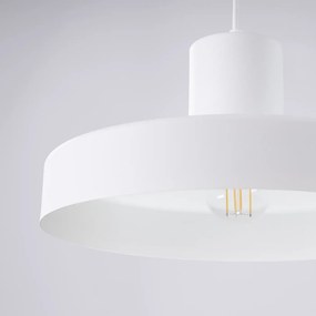 Κρεμαστό φωτιστικό BILO biała/ατσάλι/λευκό/1x15W