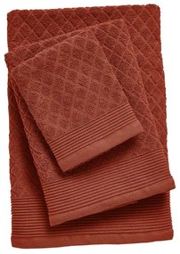 Πετσέτες Best 0685 (Σετ 3τμχ) Terracota Das Home Towels Set 100% Βαμβάκι