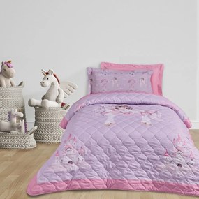 Κουβερλί Παιδικό 4932 Purple Das Home Μονό 160x220cm Microfiber