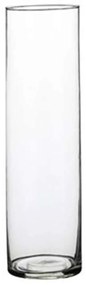 Βάζο Γυάλινο Carly 02.1041805 9x30cm Clear Glass