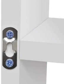 Ραφιέρα Τοίχου 8 Τμημάτων Λευκή