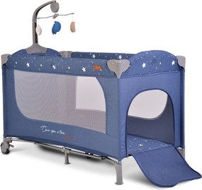 Παρκοκρέβατο 2 Θέσεων (0+ Μηνών/Έως 15kg) Cangaroo Once Upon A Time 2 Jeans