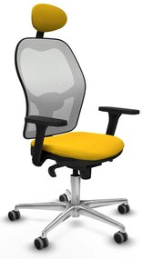 Καρέκλα γραφείου με κεφαλάρι Piqueras y Crespo 3D086G1 Κίτρινο