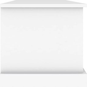 vidaXL Κουτί Αποθήκευσης Λευκό 70x40x38 εκ. από Τεχνητό Ξύλο