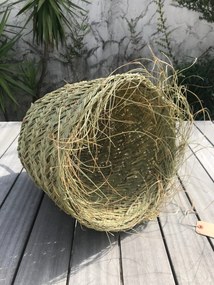 Κρεμαστό ψάθινο φωτιστικό 35 x 45 εκ.