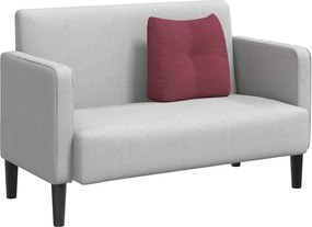 vidaXL Μαξιλάρι Πλάτης Κόκκινο 45 x 24 x 50 εκ ύφασμα