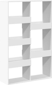 vidaXL Βιβλιοθήκη Λευκή 100x33x155,5 εκ. από Επεξεργασμένο Ξύλο