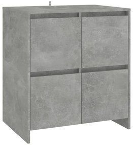 vidaXL Ντουλάπια 2 τεμ. Γκρι Σκυροδέματος 70 x 41 x 75 εκ. Μοριοσανίδα