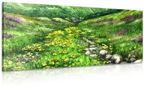 Εικόνα πράσινη κοιλάδα - 100x50