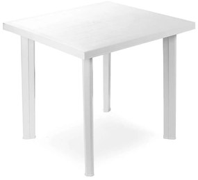Τραπέζι Κήπου Fiocco 0042252 80x75x72cm Πολυπροπυλένιο White Progarden